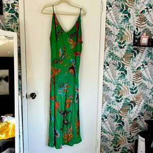Green butterfly dress from H&M